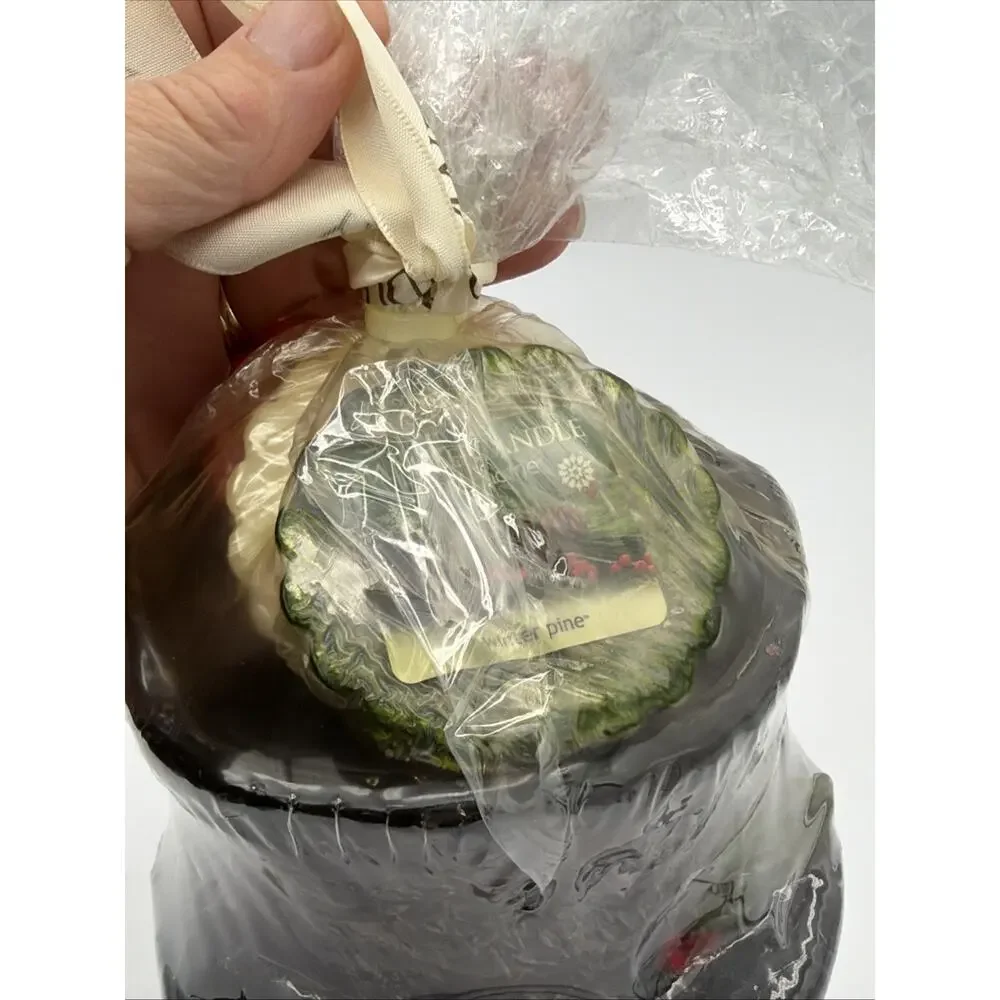 NEW Yankee Candle Snowman Ceramic Wax Warmer 3 Melts Holiday Christmas Vintage